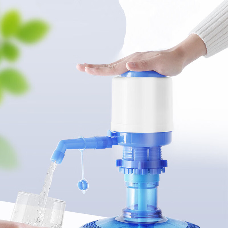 桶装水压水器手压式压水泵桶装水家用手动吸水器净水抽水器 升级大号款【带止水阀】