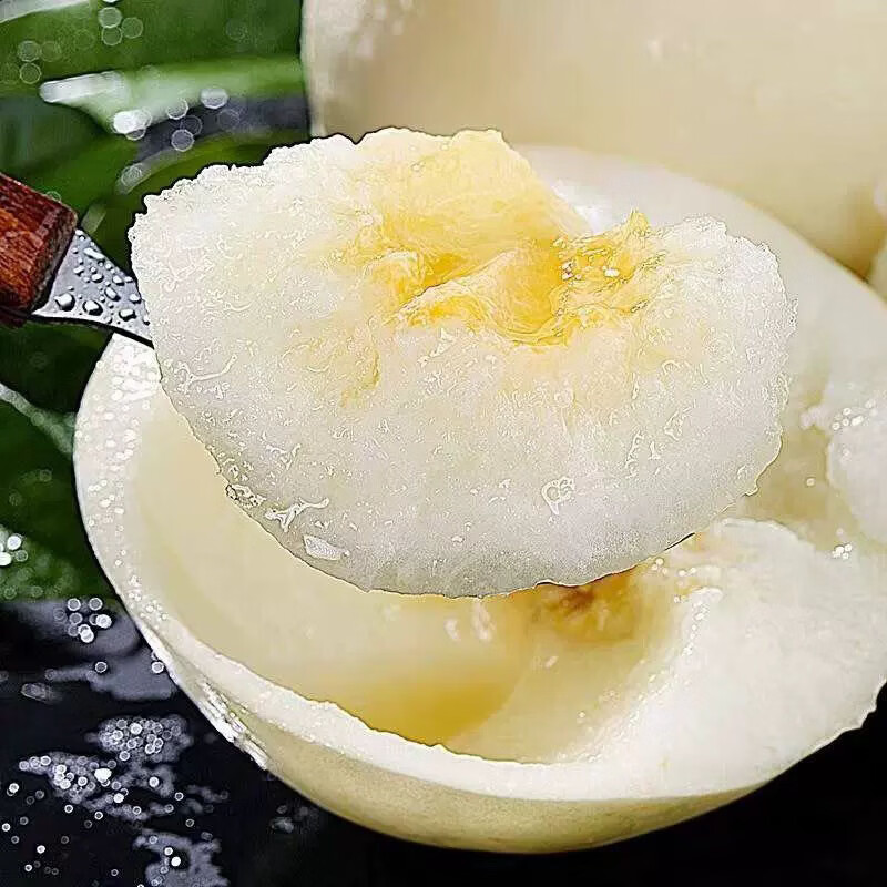 好柿抱抱现摘现发陕西阎良甜瓜新鲜水果当季头茬白皮香瓜蜜瓜脆甜 陕西阎良甜瓜 净重4.5斤-5斤 3-6枚