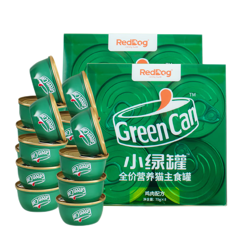 品质上乘的RedDog猫罐头:价格走势和用户评测