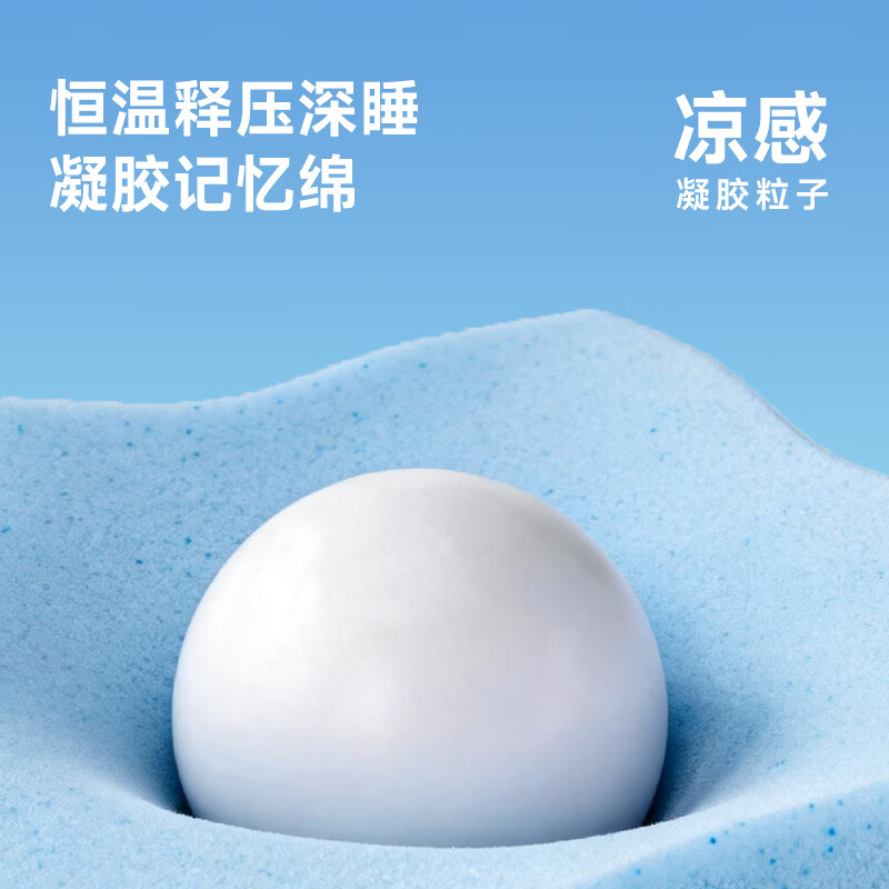 丽曼俪云系列113 零压软床垫 凝胶记忆绵独立袋装弹簧床垫1.8x2米席梦思 TMA113（软）24cm厚【零压护脊软睡感】 1.8米*2米