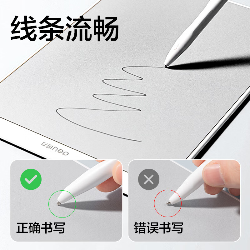 得力（deli）无墨白板书写板笔记本小白板可擦写便携式手持记事本备忘录学生草稿本写字板计划板记事板留言板 【中号-2件套】无墨板+磁性笔