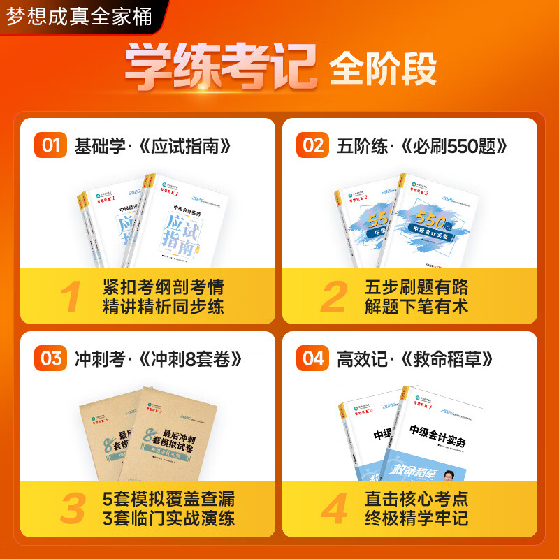 新书上市 正保会计网校中级会计2026教材全家桶4件套应试指南必刷550题模拟试卷救命稻草历年真题库冲刺刷题实务财管经济法 全科 2026中级会计师