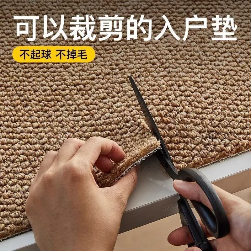 KAYE地毯客厅轻奢高级感卧室床边毯沙发茶几毯子仿剑麻大尺寸满铺地垫 BLQ-K仿剑麻-轻奢驼色 80X160cm