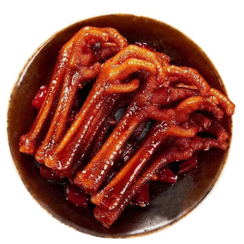 辜氏简餐定食大份鸭脖鸭锁骨鸡爪加热味道更美味江西南昌老字号特色 【爆辣】辜氏老鸡爪200克 30年南昌老字号非遗+南昌大学联合研发