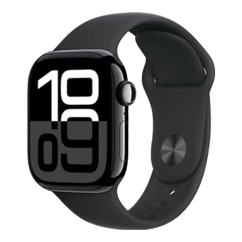 Apple/苹果【活动价】Apple Watch Series10苹果智能手表S10/S9苹果手表SE2 Watch S10 亮黑色(送配件) 40/41/42mm GPS版【保修2年】