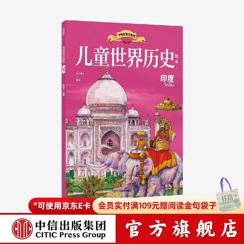 儿童世界历史绘本：印度 【7-14岁】 红红罗卜工作室著  儿童科普 中信出版社图书