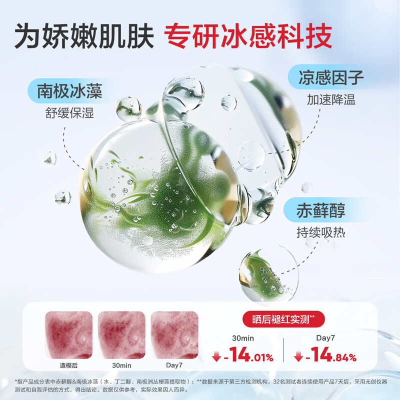 红色小象面霜夏季冰雪霜婴幼儿宝宝儿童润肤乳清爽渗透保湿补水滋润擦脸霜 【品牌爆款】婴童冰雪霜50g