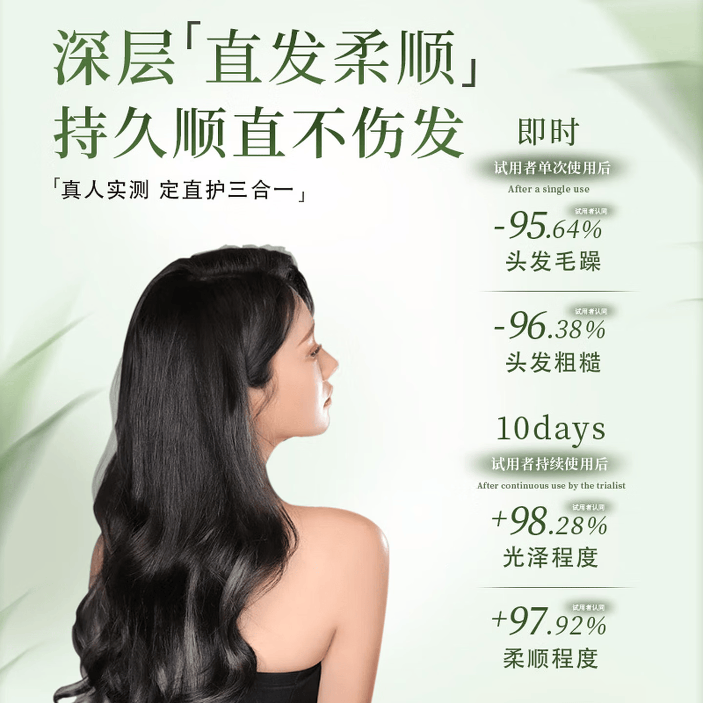 发可乐拉直蛋白矫正直发膏刘海矫正软化剂头发柔顺胎毛定型药水免拉家用 免拉免夹-沙龙专供 600ML 漂发/烫发液 直发膏