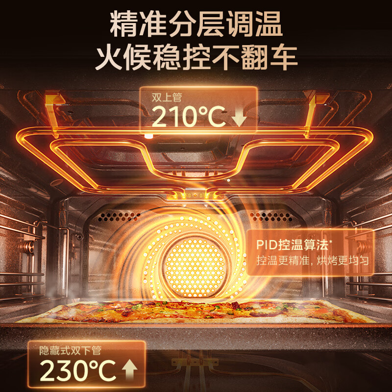 美的（Midea）【重磅首发】嵌入式蒸烤一体机家用大容量蒸箱烤箱SX5 Pro二代涡轮大热风蒸烤炸炖四合一60L大蒸汽 【重磅首发】SX5pro二代蒸烤箱2600W瞬透蒸
