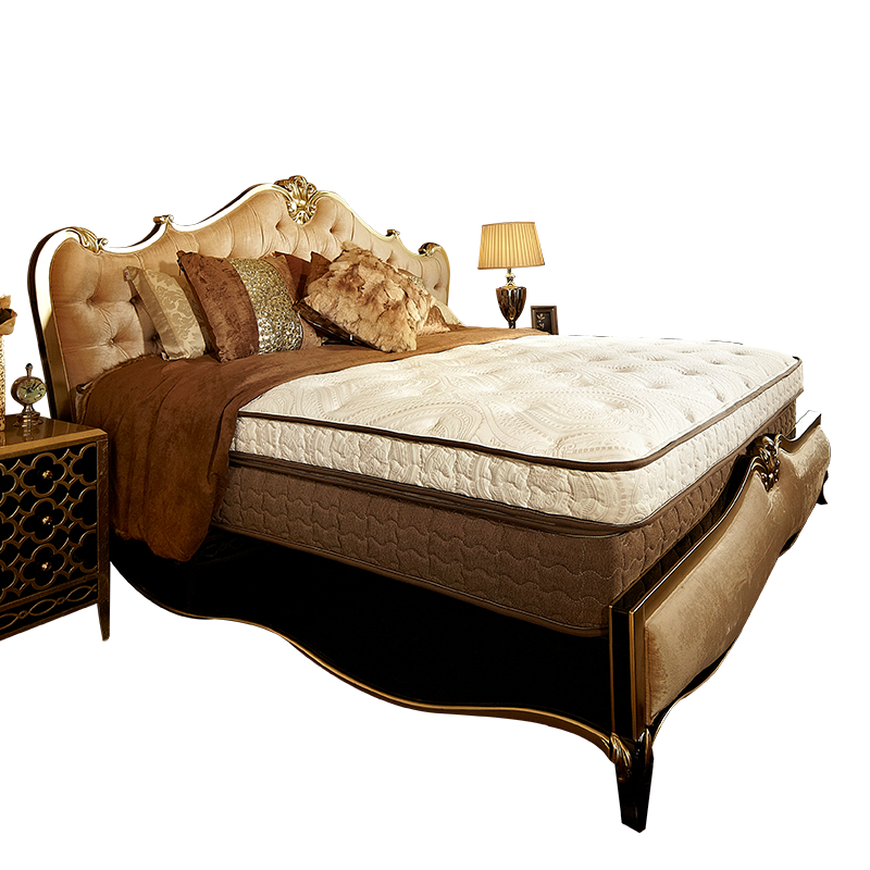 雅兰床垫 舒脊乳胶床垫双层精钢弹簧多重睡感 天然乳胶高端床垫42cm厚 莫丽斯 双层精钢护脊弹簧 1.8*2m