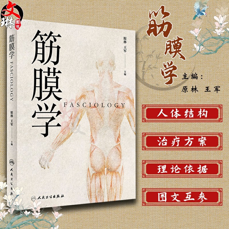 筋膜学 原林 王军主编 医针灸推拿 经络腧穴与筋膜的关系 人民卫生出版社 中医经络解剖学基础