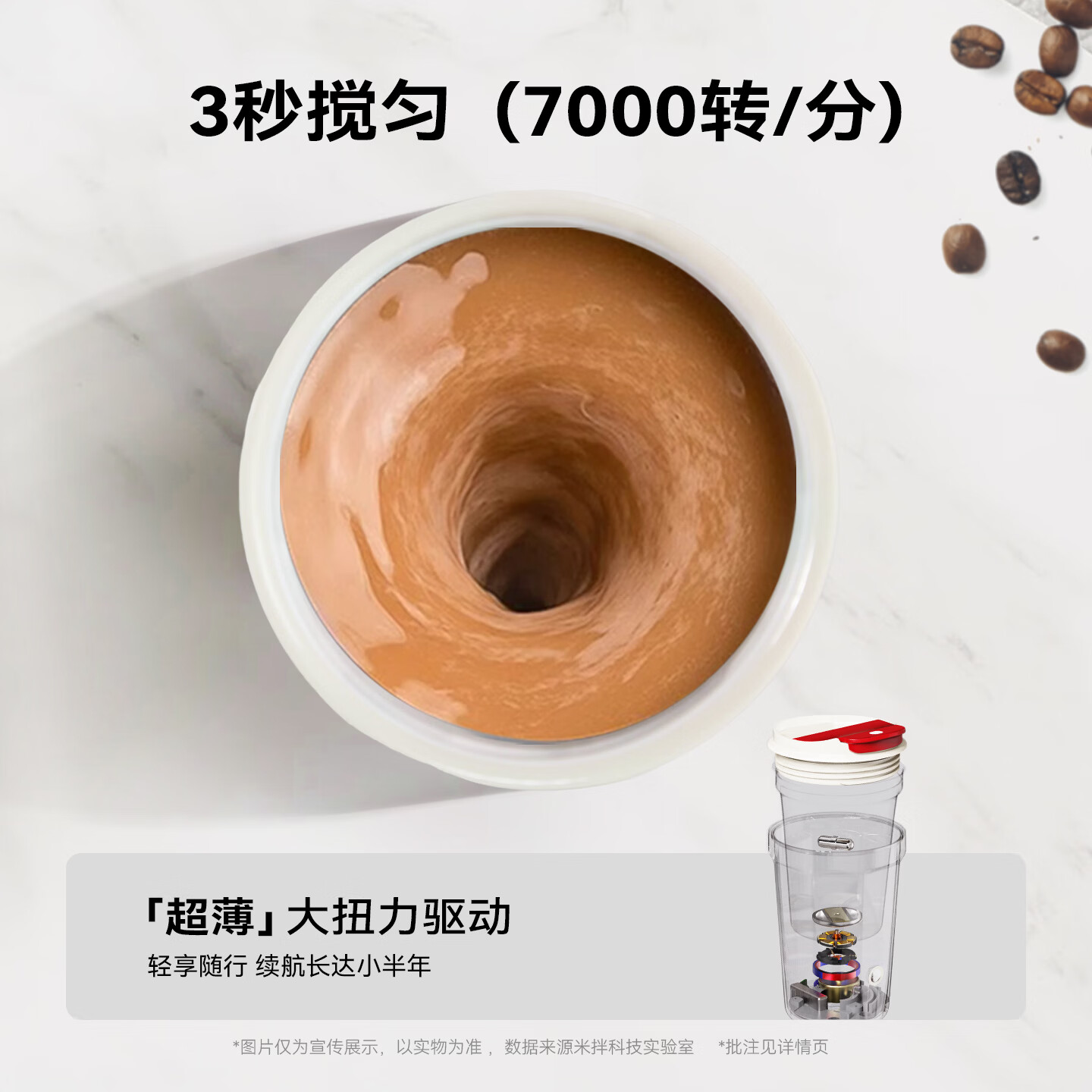 钻技5代自动搅拌杯随行杯子磁力保温咖啡杯水杯随身316不锈钢礼物 【新款5代随手杯】陶瓷层款
