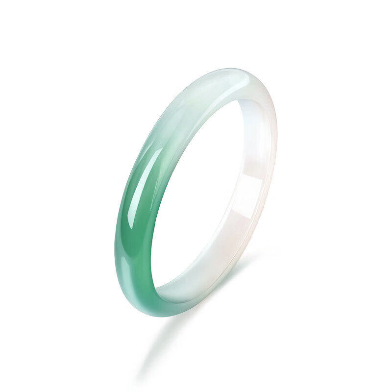 半山半水年轻款玉髓手镯女款2026新款玉镯子520送女朋友生日礼物 【高品质】半山半水玉髓手镯59-60【适合125-135斤】