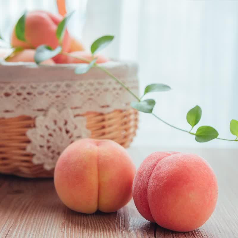 无锡水蜜桃 阳山镇发货 端午节送礼佳品 精品水蜜桃 皮薄易剥 12枚礼盒  精选单果3-4两  净重3.6斤+