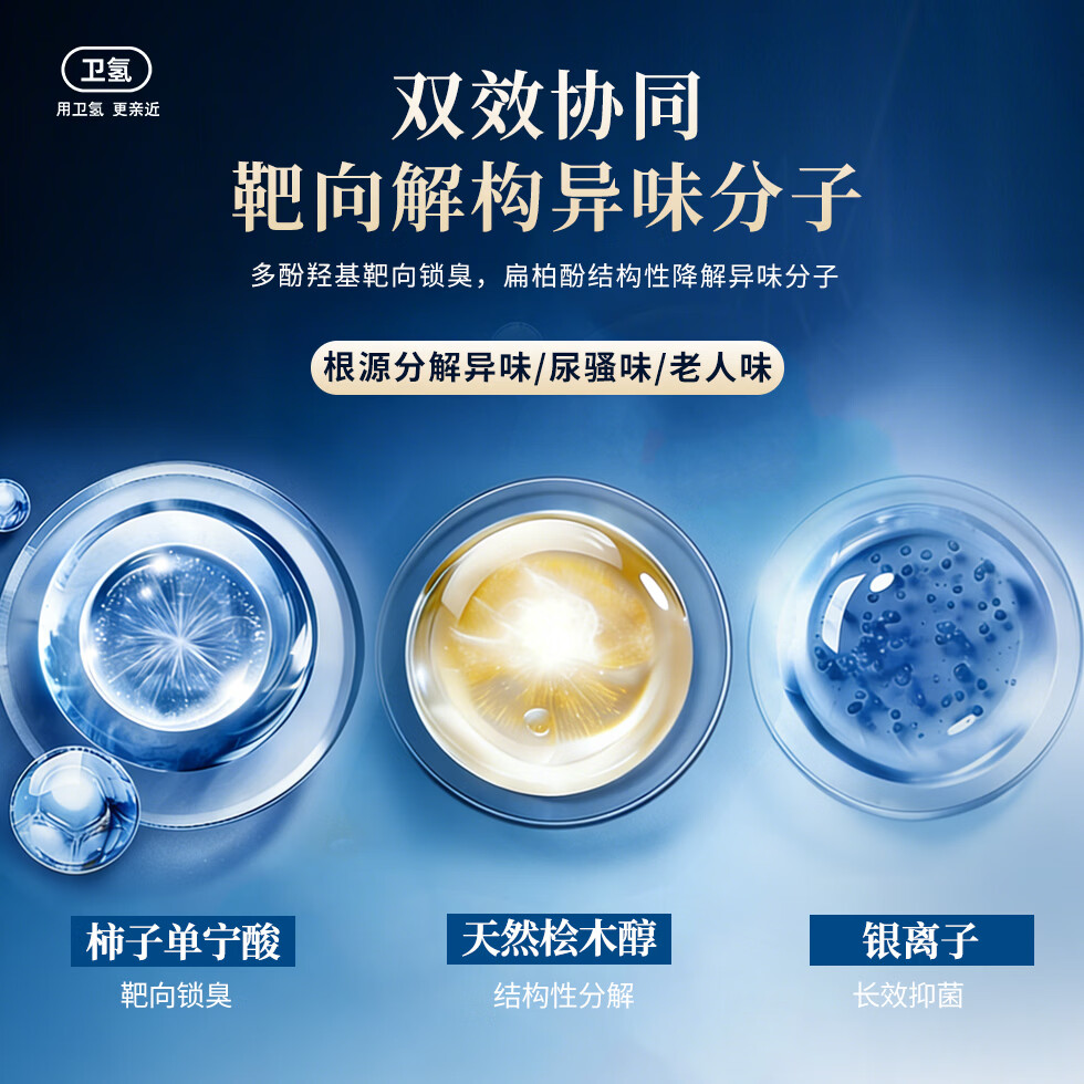 卫氢老人房间除臭剂去老人味尿味异味喷雾养老院卧床老年人专用除味剂 卫氢老人净味喷雾套装*1套