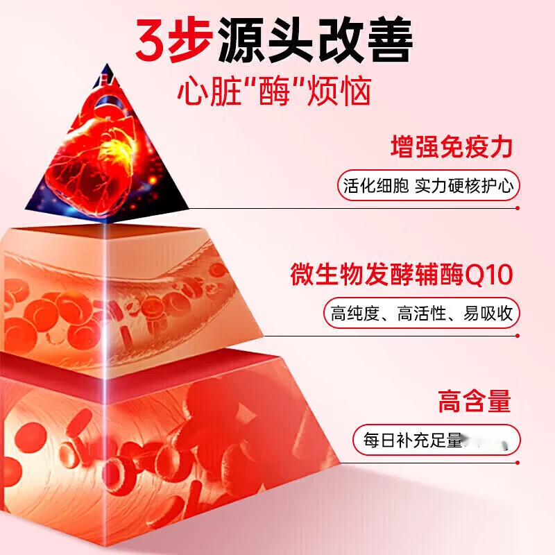 DR.BEERING南同辅酶Q10软胶囊60粒/瓶增强免疫力抗氧化 60粒*3瓶