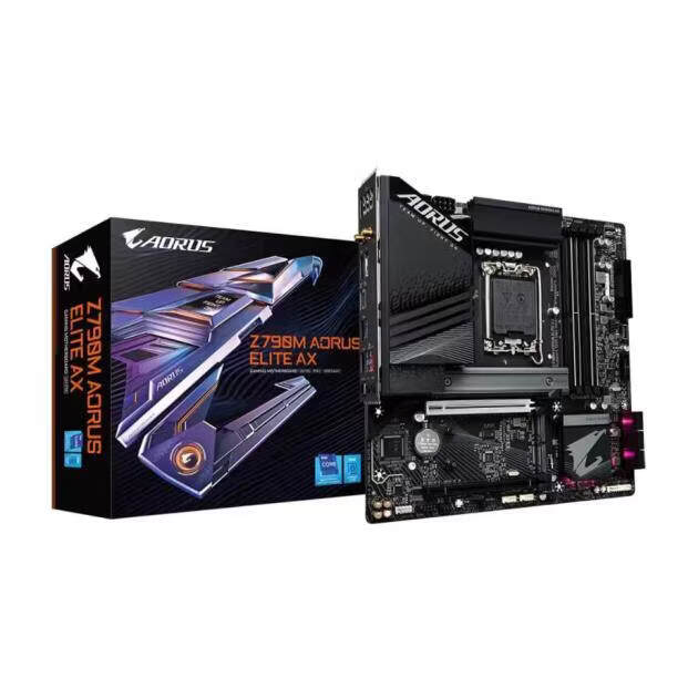 技嘉(GIGABYTE)Z790M/Z890 AORUS ELITE AX ICE小雕 冰雕 Z790 UD AX DDR4 技嘉Z790M AORUS ELITE AX IC