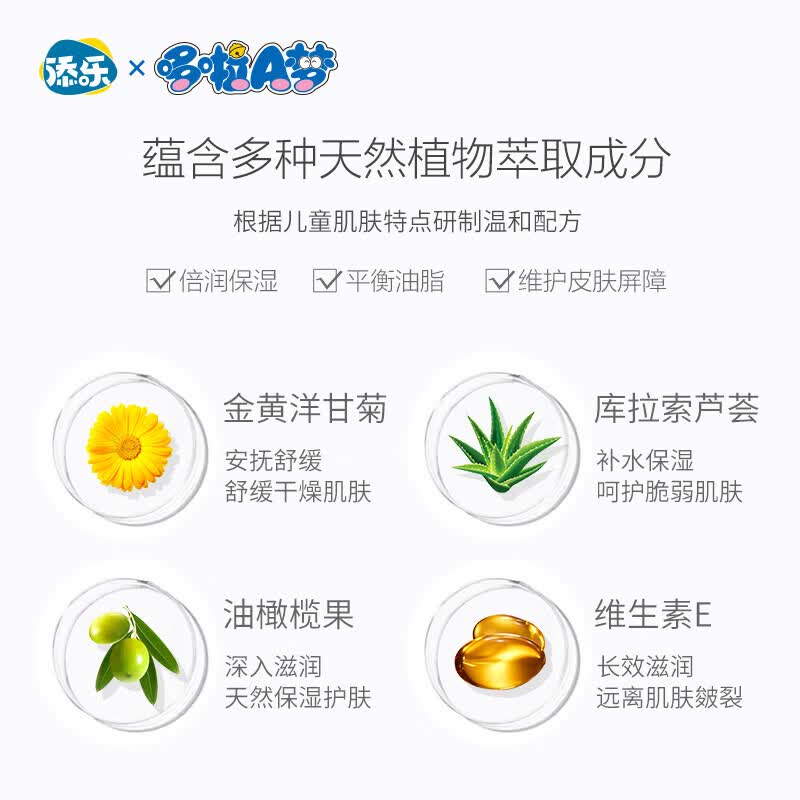【工厂直供】添乐哆啦A梦乳木果特润防皴霜小蜜罐防冻滋润霜50g儿 50g*1瓶