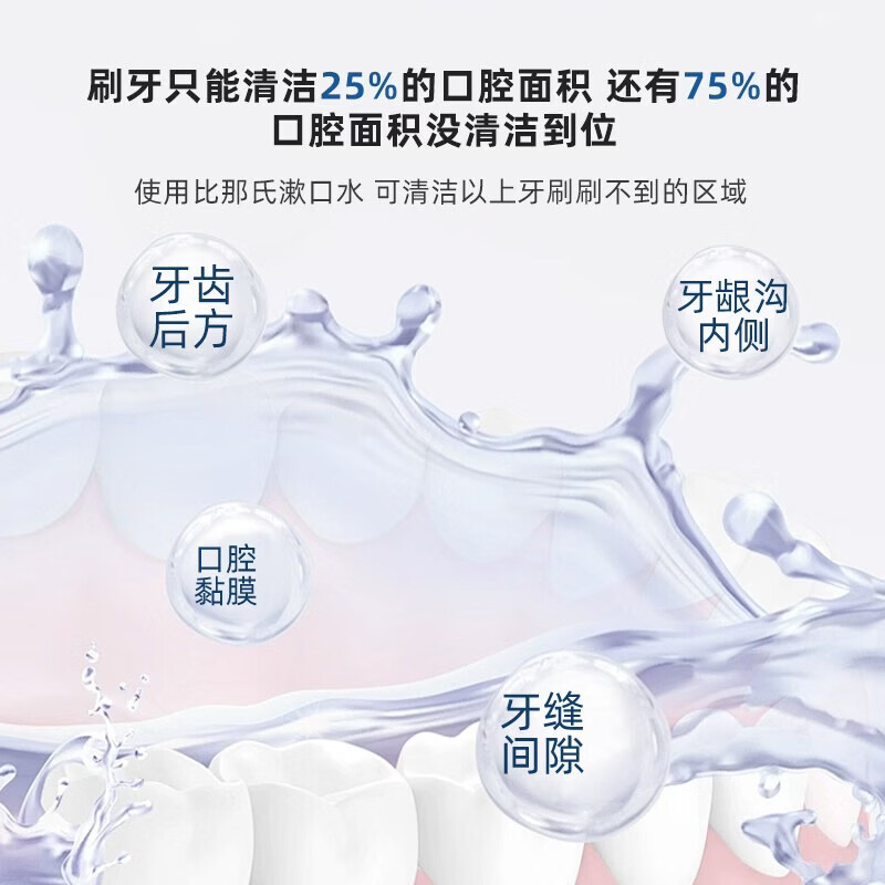 比那氏(Propolinse)经典蜂胶漱口水便携清新口气清洁口腔果味温和漱口液 【便携款150ml】葡萄漱口水