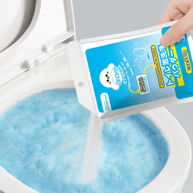 Little seal智能马桶泡泡粉240g洗厕所清洁剂除垢洁厕灵清香型除臭清洁神器 马桶泡泡洁厕粉240g【1包】