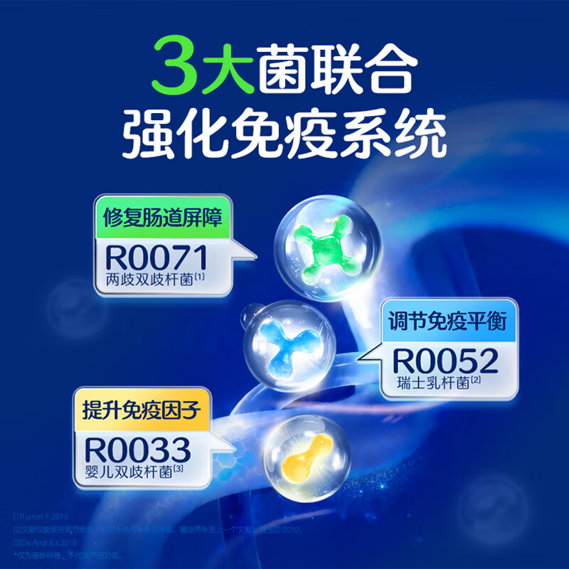 合生元益生菌婴幼儿儿童原味小蓝帽益生元30袋双歧杆菌增强免疫力 原味 30袋*1盒 【药房同款】