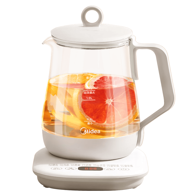 美的（Midea）养生壶 1.5L全自动煮茶壶24h预约烧水壶12小时智能恒温 11档控温电热水壶MK-Y12Q