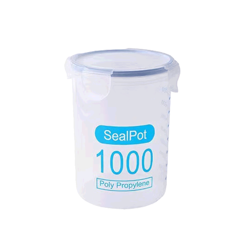 浴曼斯（YUMANSI）密封透明塑料密封罐罐罐子厨房五谷杂粮收纳盒储物罐 600ML+800ML+1000ML（一套） 10.9元