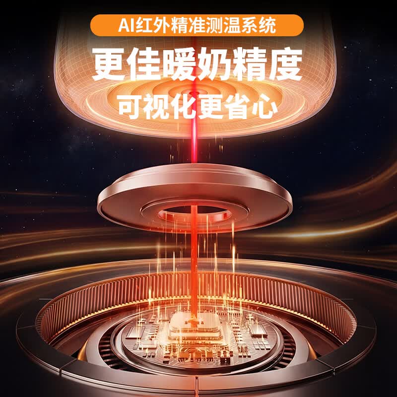 全能妈妈（SUPER mama）恒温摇奶器五合一暖奶器婴幼儿全自动电动奶粉搅拌器宝宝解冻温奶 【新·旗舰顶配】Ai智感红外丨温控升级（店长推荐）
