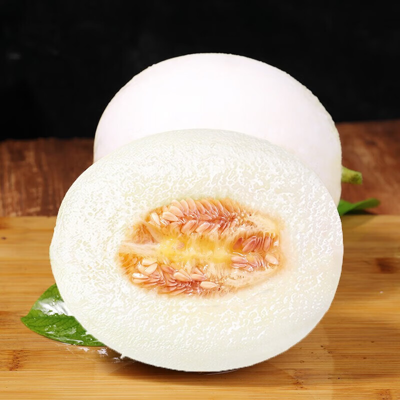 果食鲜丰陕西阎良甜瓜 新鲜头茬甜瓜水果应季现摘脆甜蜜瓜白瓜香瓜整箱 净重4.5-5斤装【精品装】