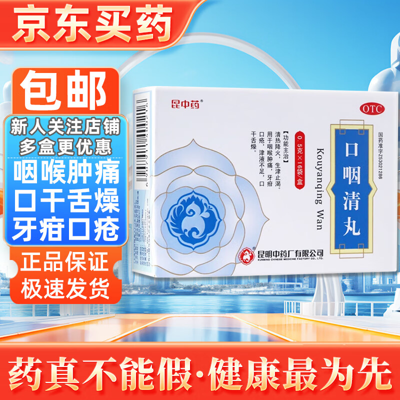 昆中药 口咽清丸(阮氏上清丸) 0.