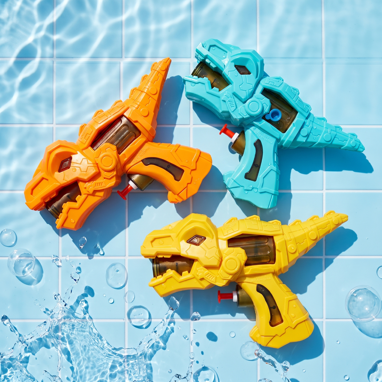 儿童恐龙小水枪呲滋喷水枪3岁宝宝2男孩女 款式随机一个恐龙水枪