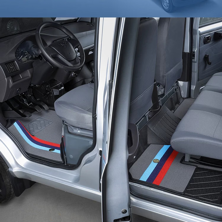 五菱荣光小卡脚垫单排双排五菱荣光面包车前排TPE小货车汽车脚垫 TPE主驾驶+副驾驶【加厚】 荣光小卡【12-26款】