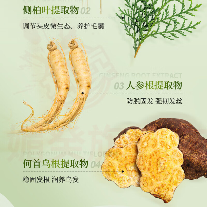 媚癸道和时尚小绿瓶防脱洗发水防断丰盈育发固发强韧滋养发根控油蓬松 5瓶巩固装【持证防脱】 官方自售