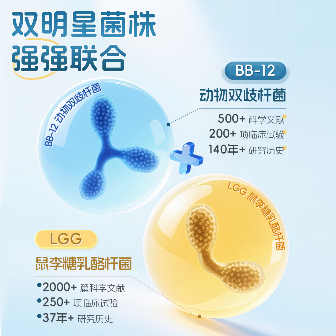 Ddrops滴卓思BB12+LGG益生菌滴剂活性菌株 益生菌婴幼儿适用0岁以上 【全年龄段】BB12+LGG益生菌 7.5ml*2瓶
