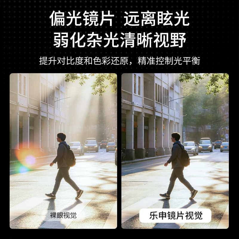 蔡司(ZEISS)镜片可选太阳镜男士开车专用眼镜偏光防紫外线近视眼墨镜可配度数 双眼300度-黑框偏光灰-HUD驾驶专属