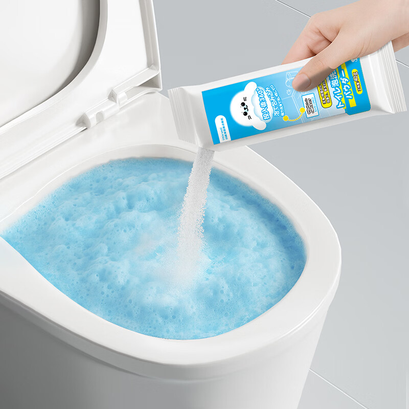 Little seal智能马桶泡泡粉40g洗厕所清洁剂除垢洁厕灵清香型除臭清洁神器 马桶泡泡洁厕粉40g【5袋】