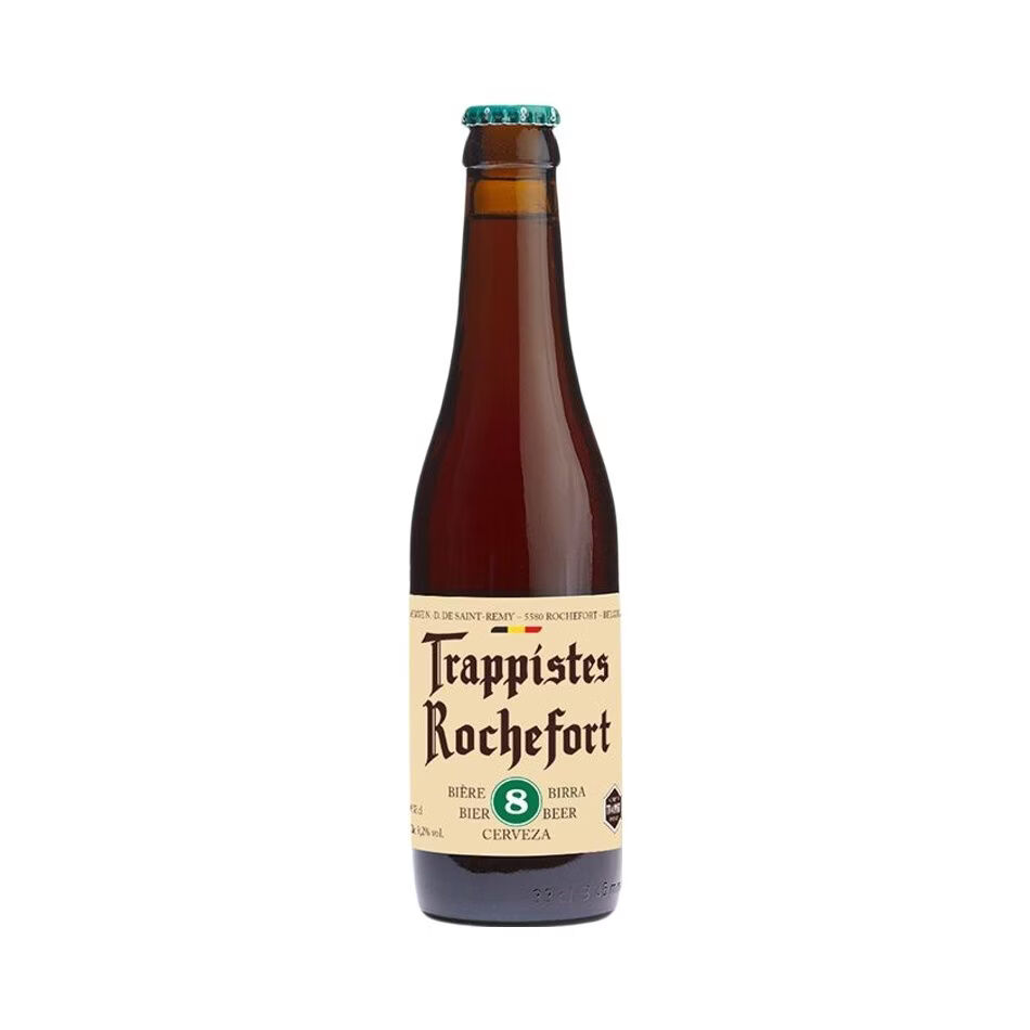 罗斯福(Rochefort)修道院啤酒6号8号10号330ml比利时原装进口18°P麦汁浓度黄啤 8号啤酒 尝鲜试喝:330ml*2瓶