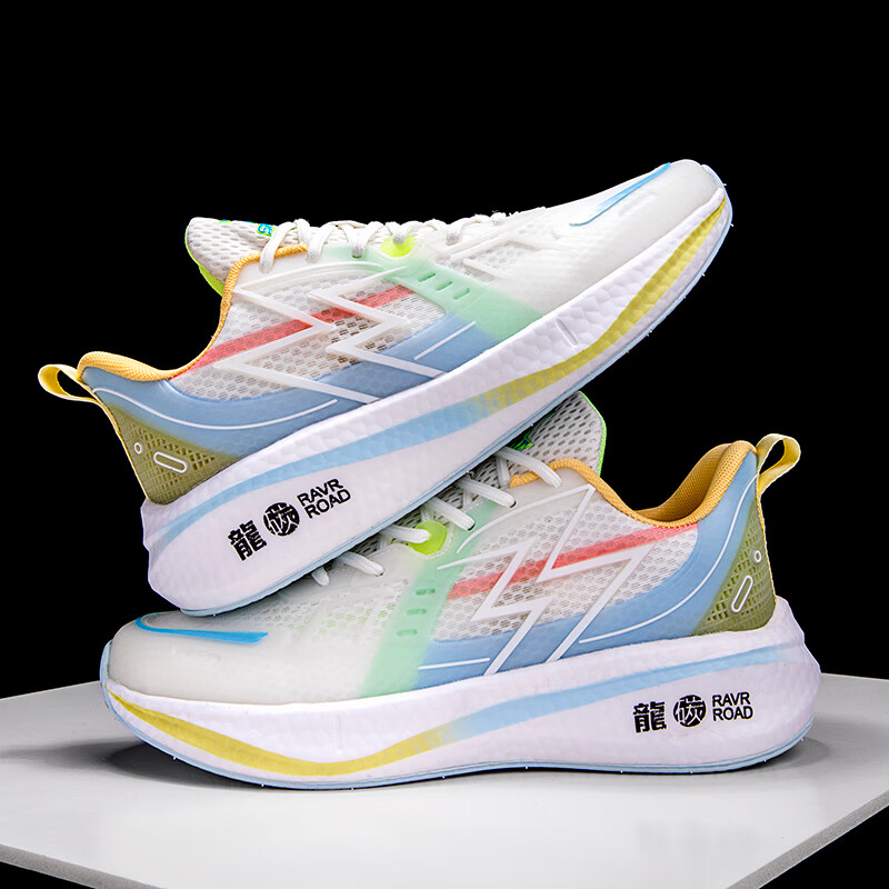 昌祥回力初中生网面透气运动鞋男2024新款夏季超轻软底减震碳板跑步鞋