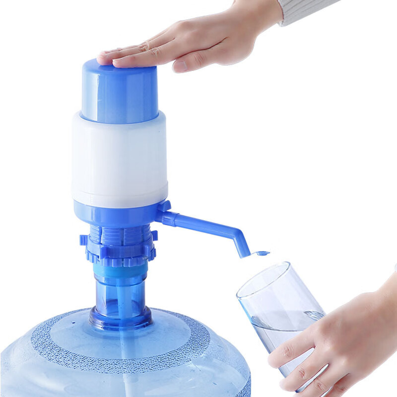 桶装水压水器手压式压水泵桶装水家用手动吸水器净水抽水器 升级大号款【带止水阀】
