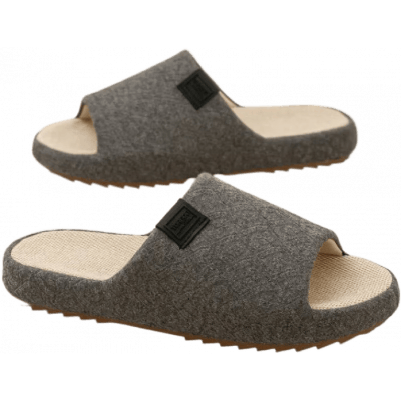 遠(yuǎn)港（yuangang）新品男士棉麻拖鞋春秋四季室內(nèi)居家用布藝亞麻拖鞋吸汗防臭防滑女 杏仁米 35-36 36_37_【適合腳】