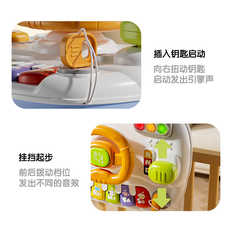 米嘟儿童益智早教积木套装1-3岁婴儿1岁宝宝启蒙玩具生日礼物 灰色