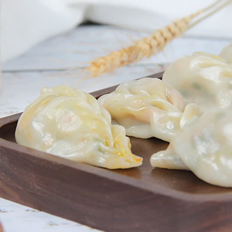 银豹沙县蒸饺500g 家用早餐蒸煎饺半成品 商用沙县柳叶蒸饺 鑫金豹沙县蒸饺500g*10包（约300个）