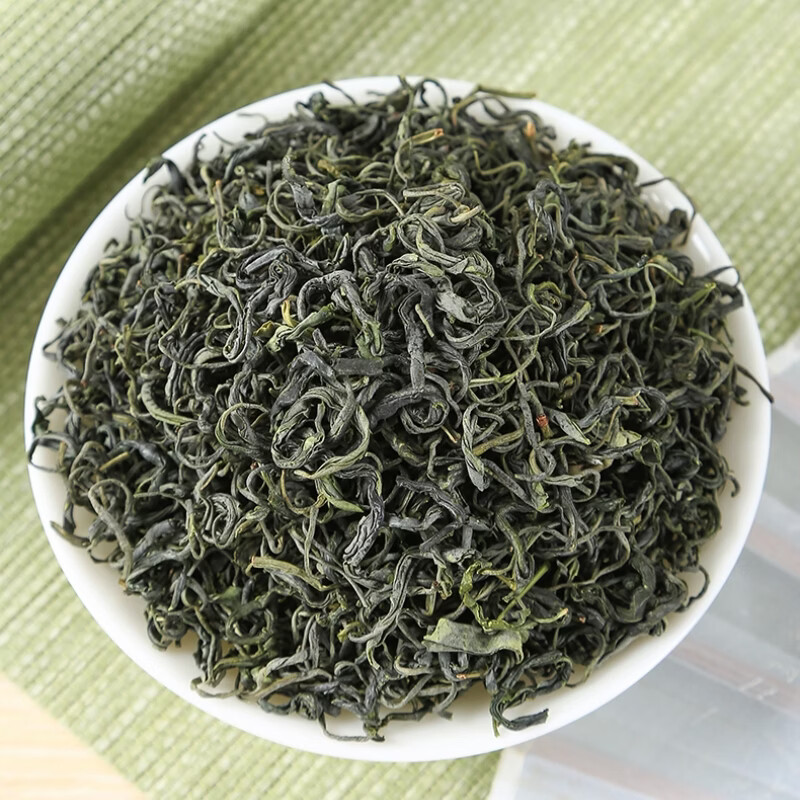 武当山十堰明前新茶八仙观高山云雾茶针井奇峰一芽一叶湖北特产茶叶礼盒 炒青口粮茶100克袋装