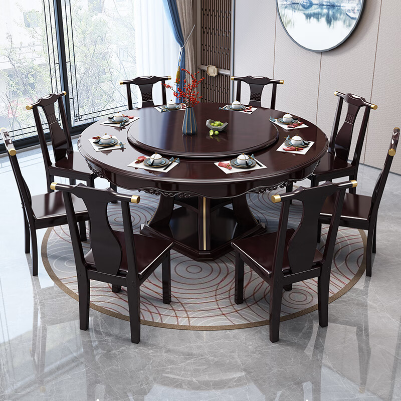 2米圆桌/送转盘