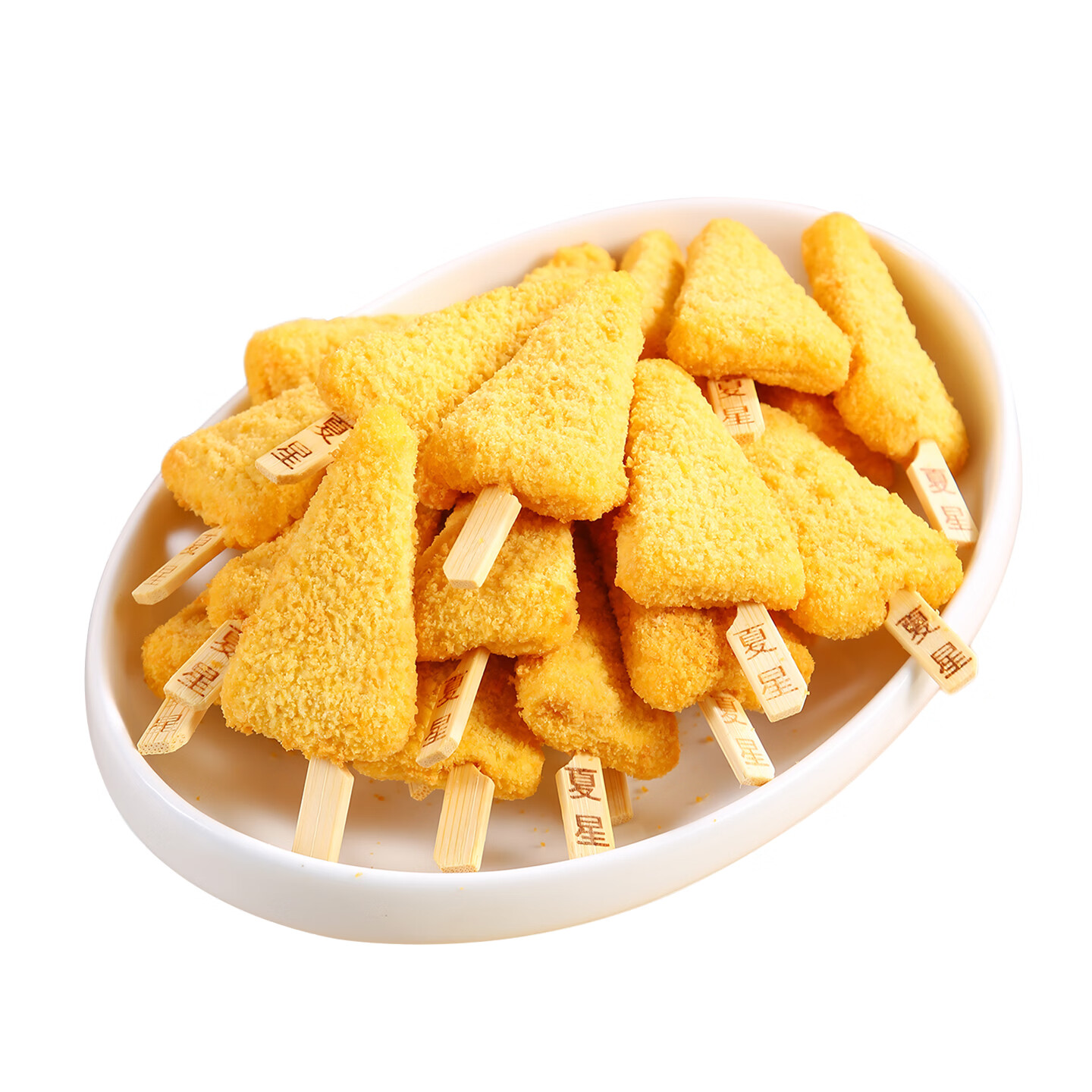 夏星黄金鸡柳1kg鸡柳半成品空气炸锅冷冻小吃 油炸鸡肉串牙签肉商用 黄金鸡柳1kg*1袋