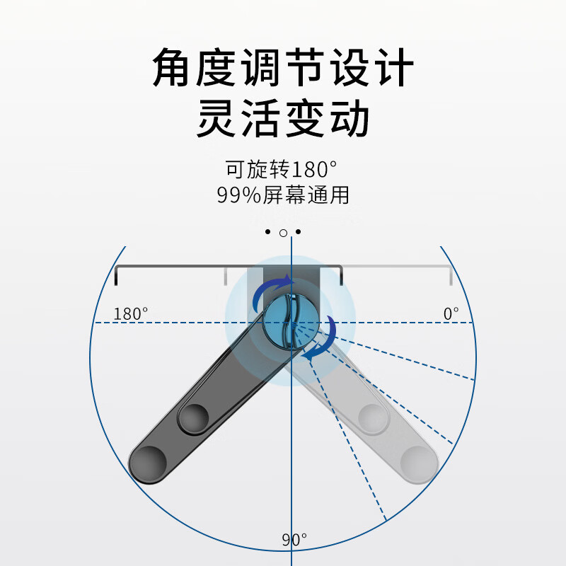 贝石免打孔客厅电视机上置物架显示器顶部挂架路由器大号金属收纳架子 显示器新款【黑色】