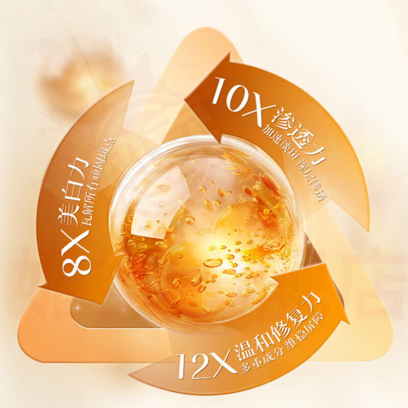 媚癸养荣荣祛斑膏美白淡斑提亮肤色淡化色斑晒斑改善暗沉去黄提亮滋润 5支【巩固装】 官方自售