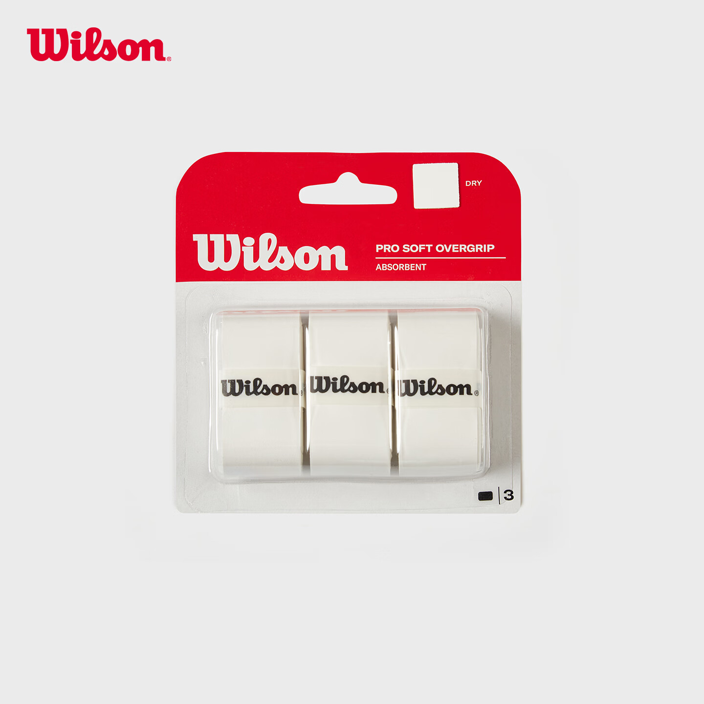 Wilson威尔胜网球干性吸汗带防滑带网球专业配件 WRZ4040WH