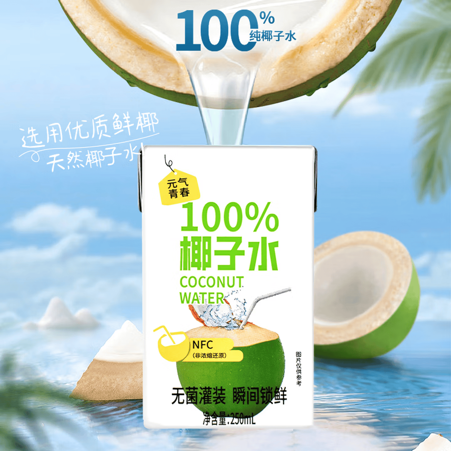 Ԫ���ഺ ��Ҭ��ˮ ��������� 250mL*10�� 0֬������ 9.9Ԫ ����
