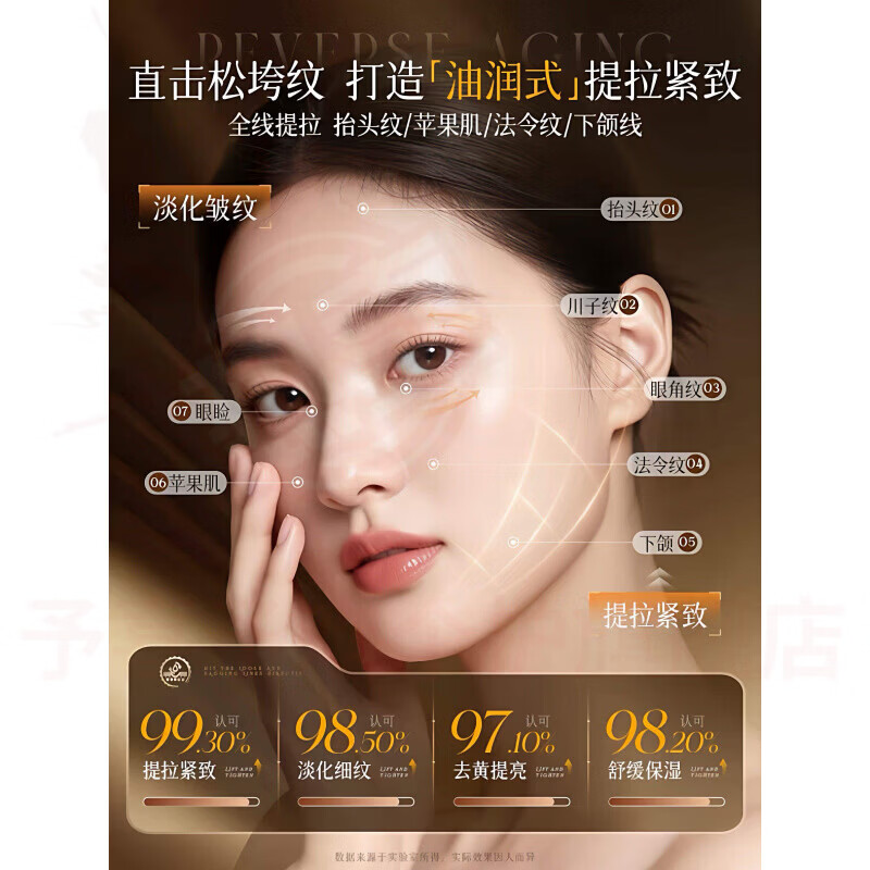 鹿角卉绯悦紧致抗皱面霜抗初老滋润淡纹抗氧去黄改善暗沉提亮面部护理补 5瓶 【优惠装】抗肤氧化 官方自售